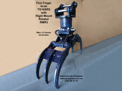 hydraulic forklift grab attachment